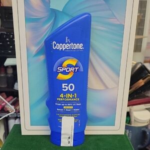 Coppertone Sport Sunscreen Lotion SPF 50 4-n-1 207ml New Bottle